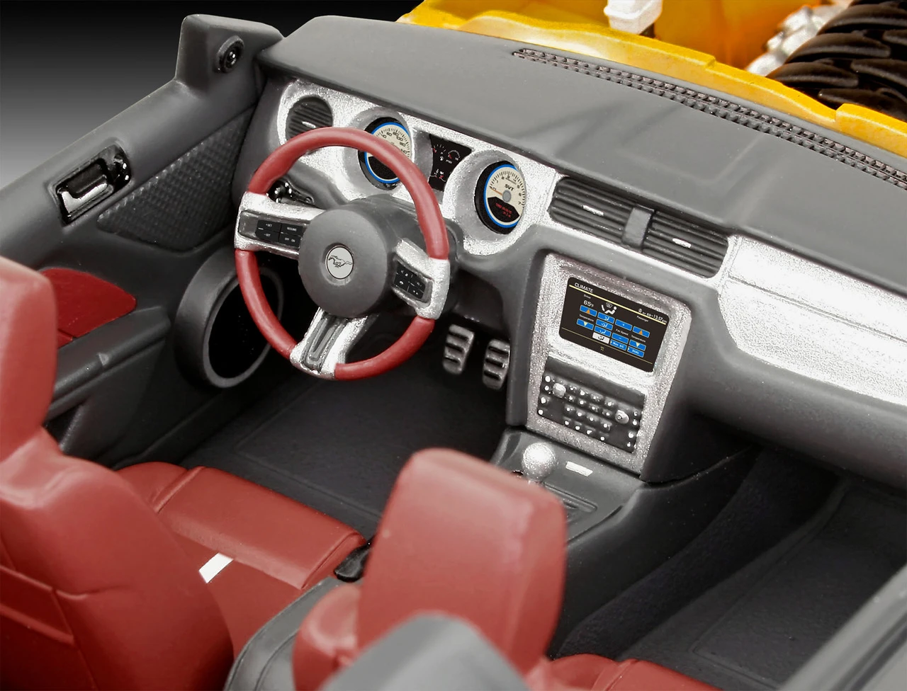 2010 Ford Mustang GT Car w/paint & glue 1/25 Revell Germany - Image 5