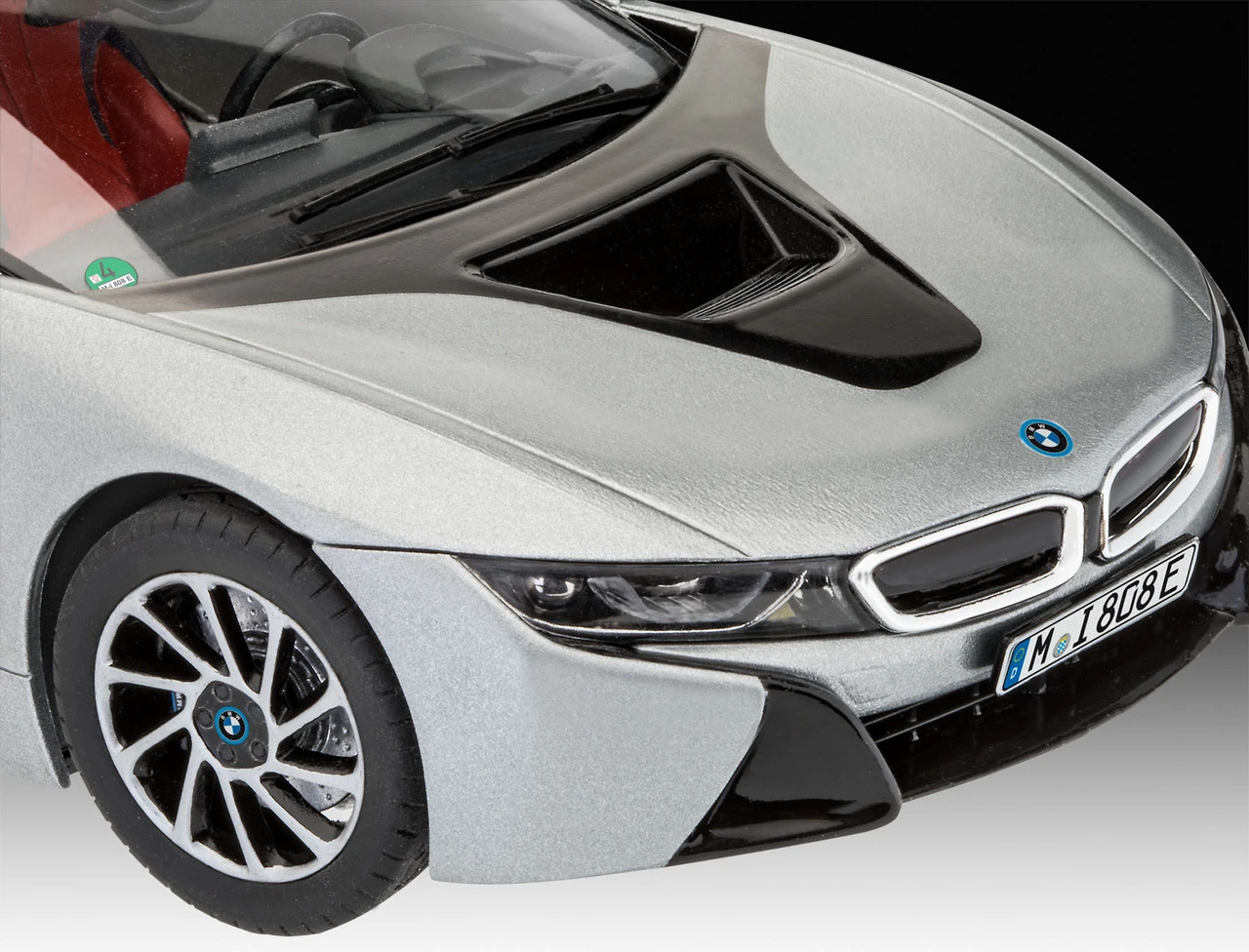 BMW i8 Sports Car w/paint & glue 1/24 Revell Germany - Image 3