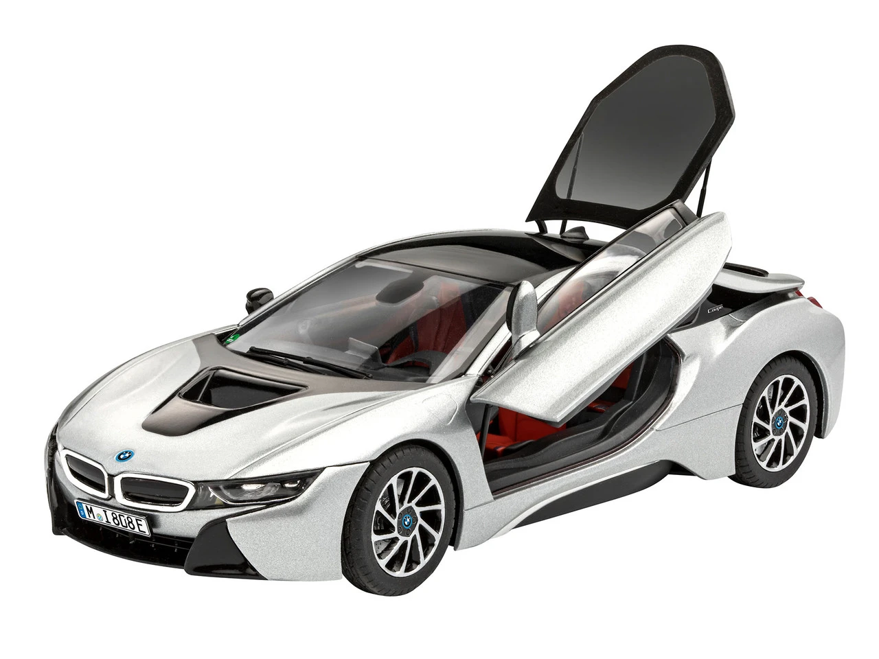 BMW i8 Sports Car w/paint & glue 1/24 Revell Germany - Image 2