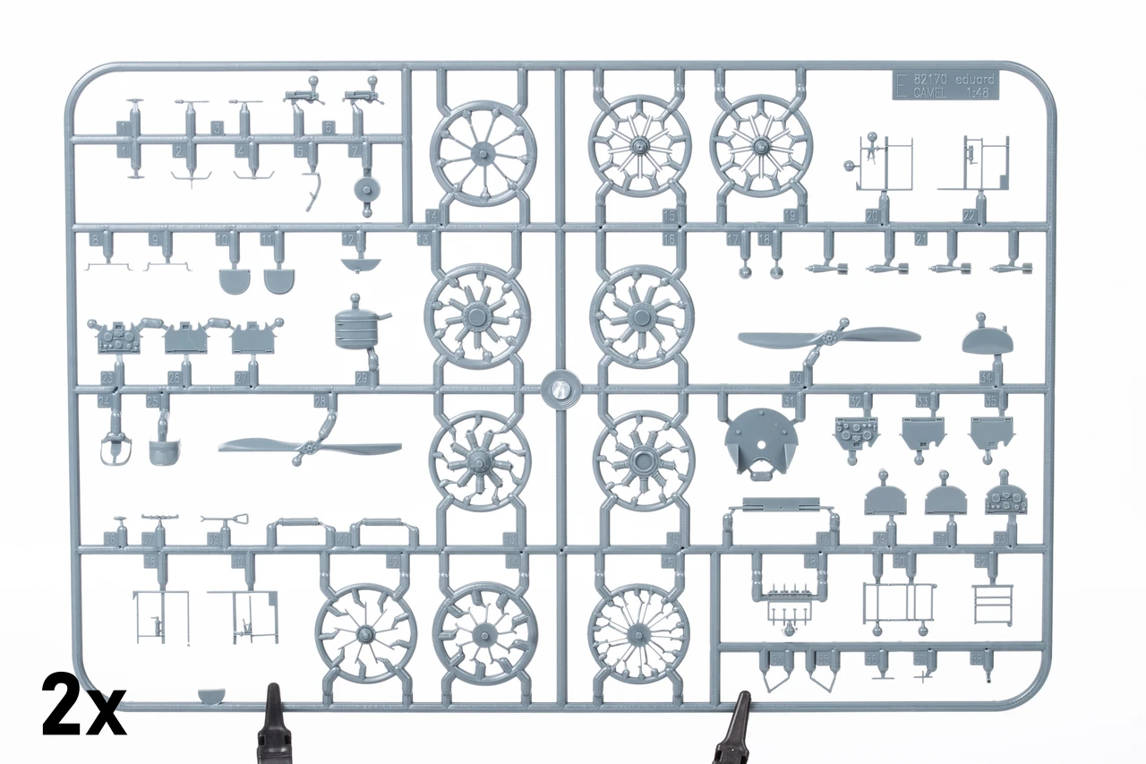 Camel & Co.: WWI Sopwith F1 Camel British Fighter Dual Combo (Ltd Edition Plastic Kit) 1/48 Eduard - Image 11