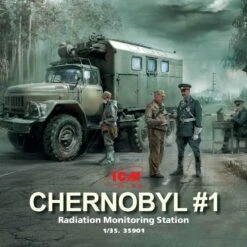 Chernobyl #1: Radiation Monitoring Station 1/35 ICM Models