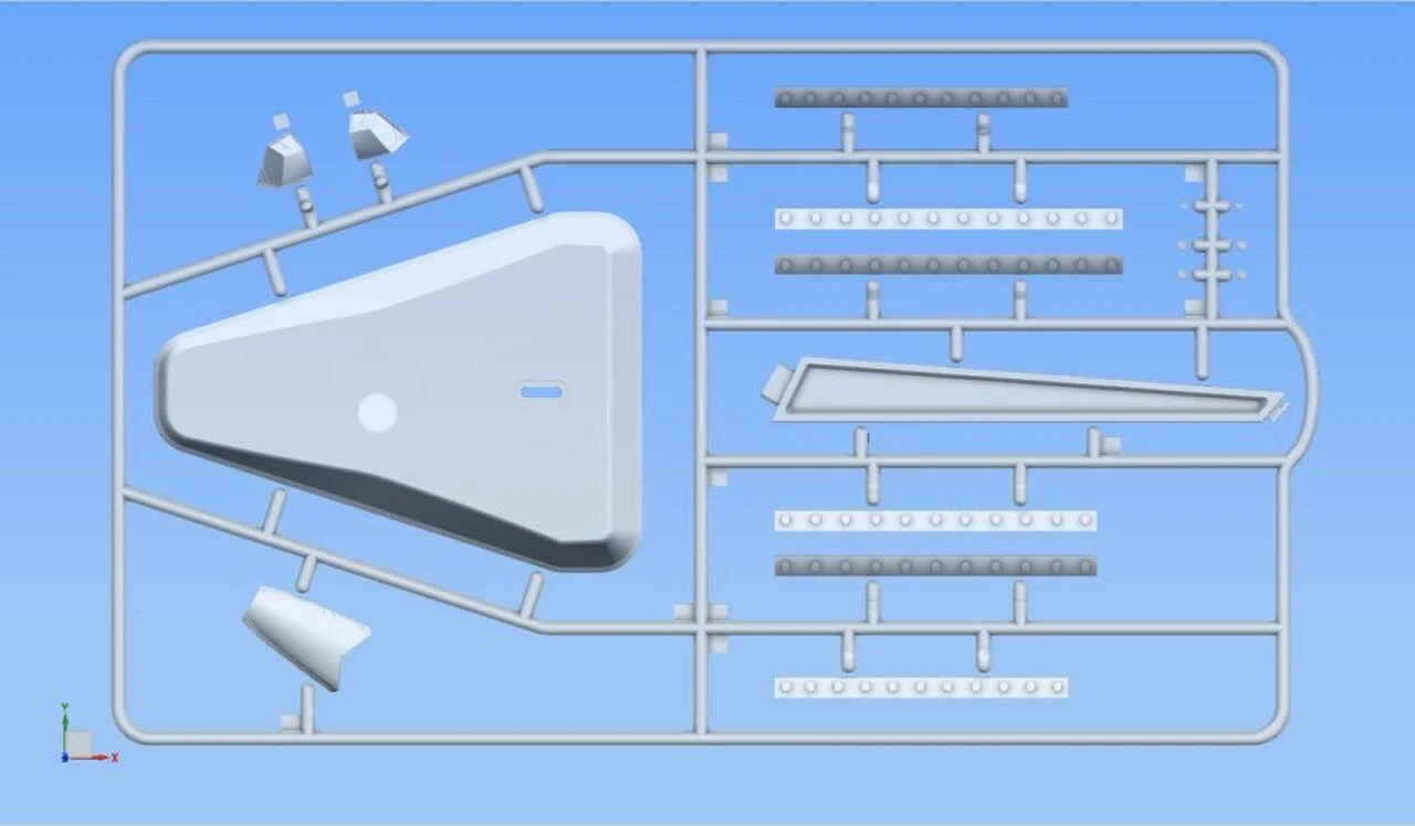 Tu-144 Soviet Supersonic Passenger Aircraft 1/144 ICM Models - Image 4