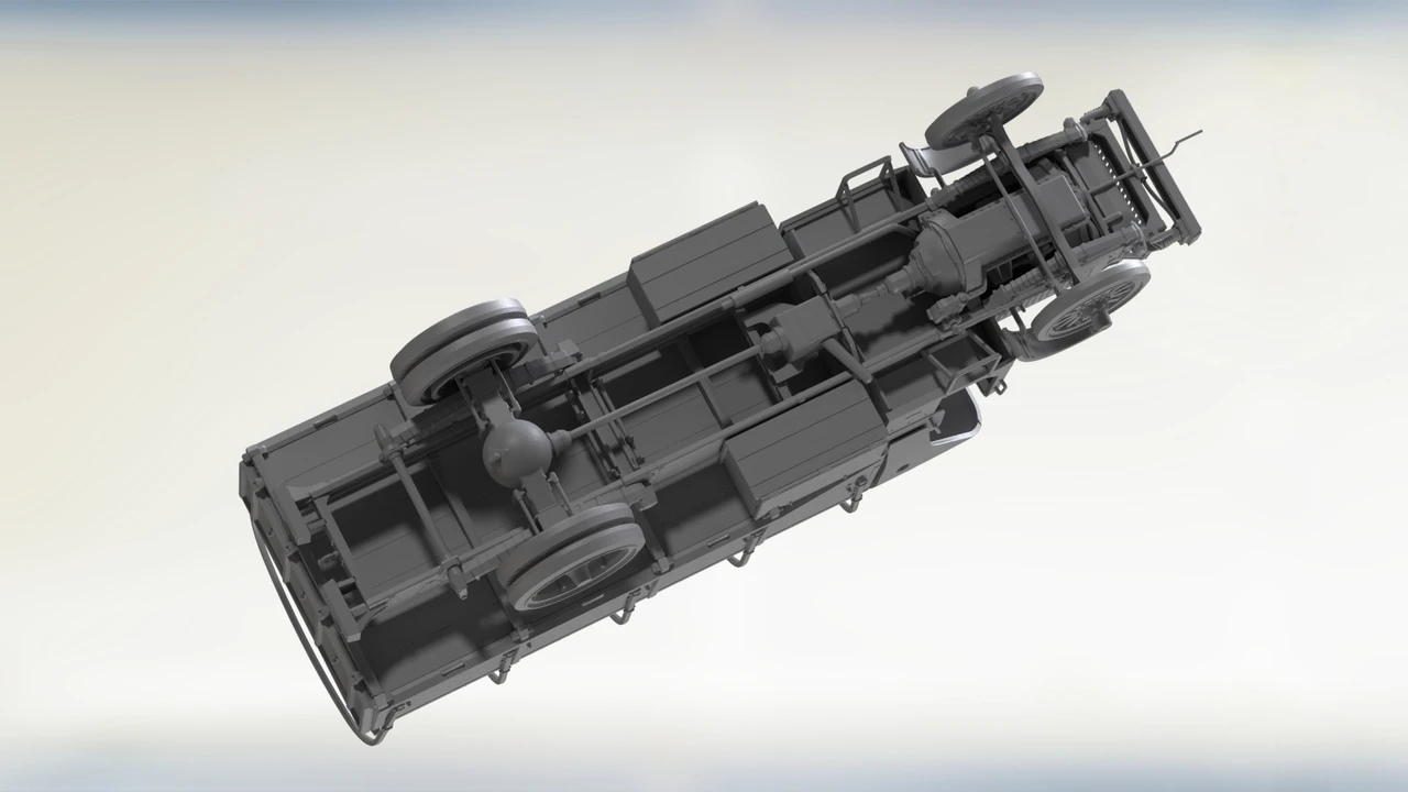 WWI US Standard B Liberty Army Truck 1/35 ICM Models - Image 5