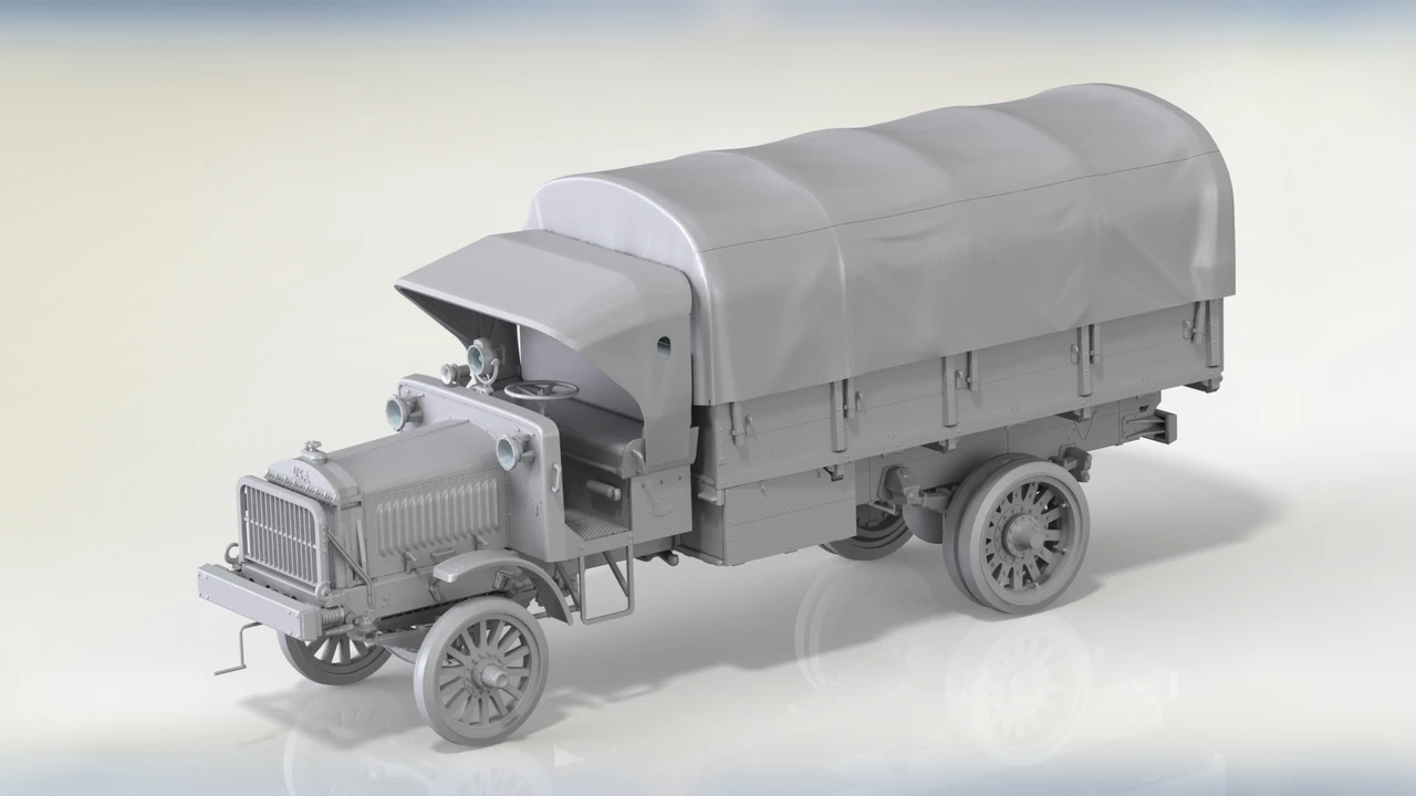 WWI US Standard B Liberty Army Truck 1/35 ICM Models - Image 8