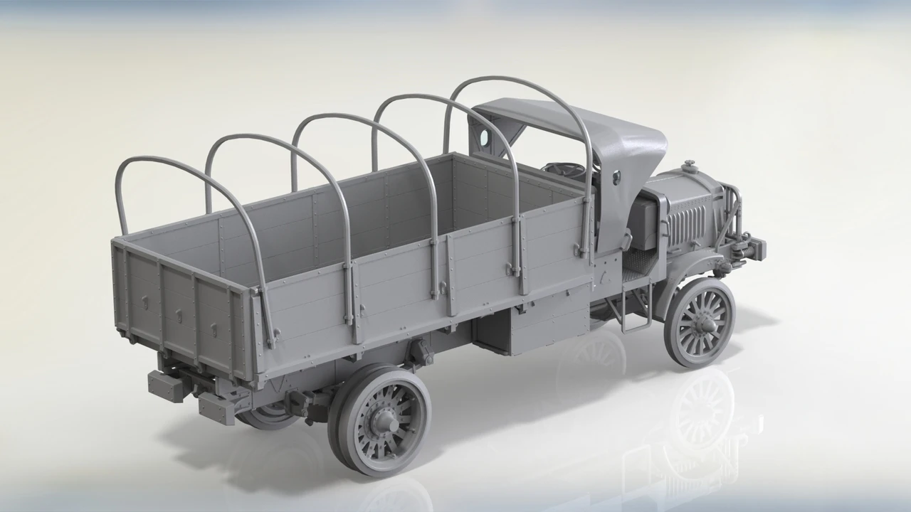 WWI US Standard B Liberty Army Truck 1/35 ICM Models - Image 9