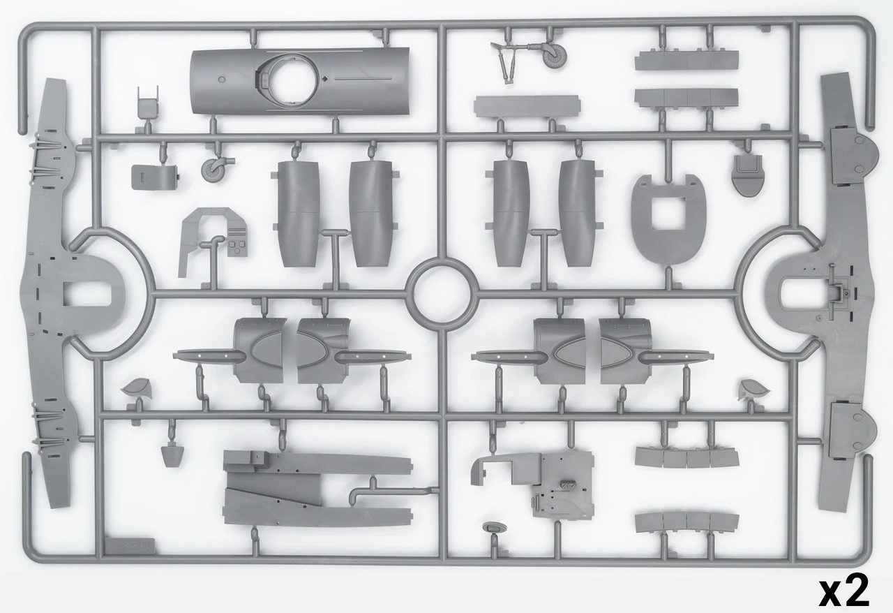 WWII German He 111Z-1 Zwilling Glider Tug Aircraft 1/48 ICM Models - Image 9