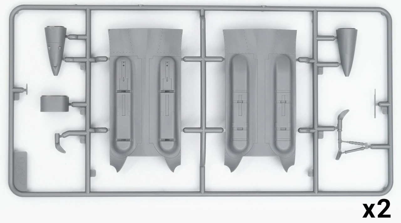 WWII German He 111Z-1 Zwilling Glider Tug Aircraft 1/48 ICM Models - Image 6