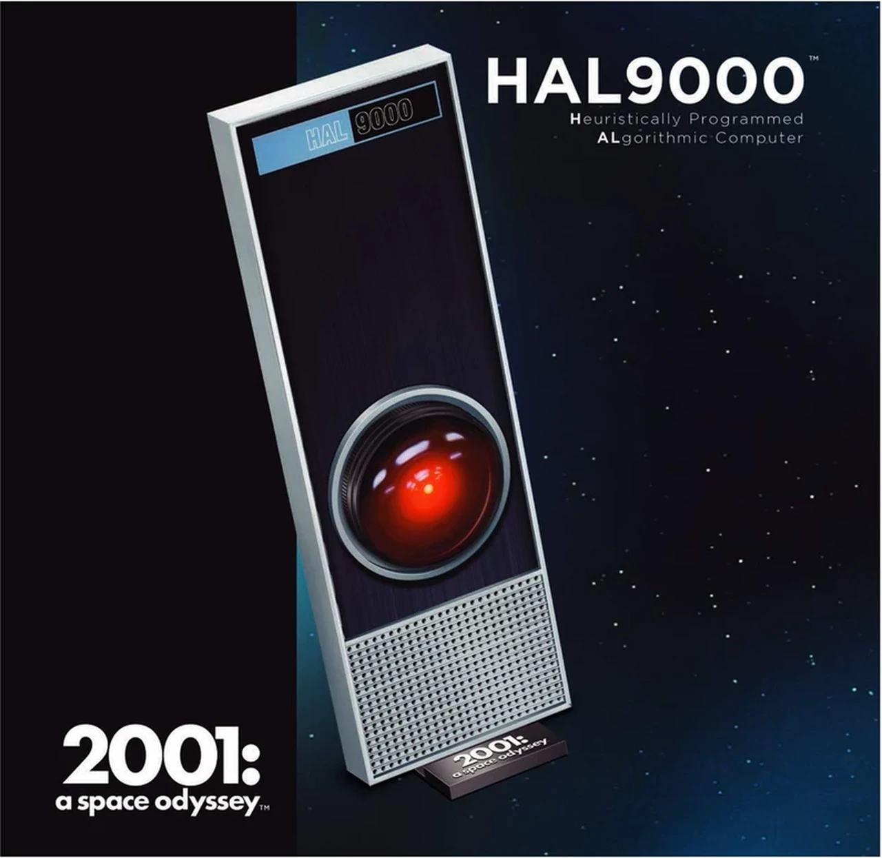 2001 Space Odyssey: HAL9000 w/LED Red Light (14") 1/1 Moebius