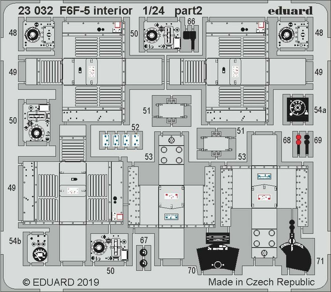 F6F-5 Interior for ARX 1/24 Eduard - Image 2