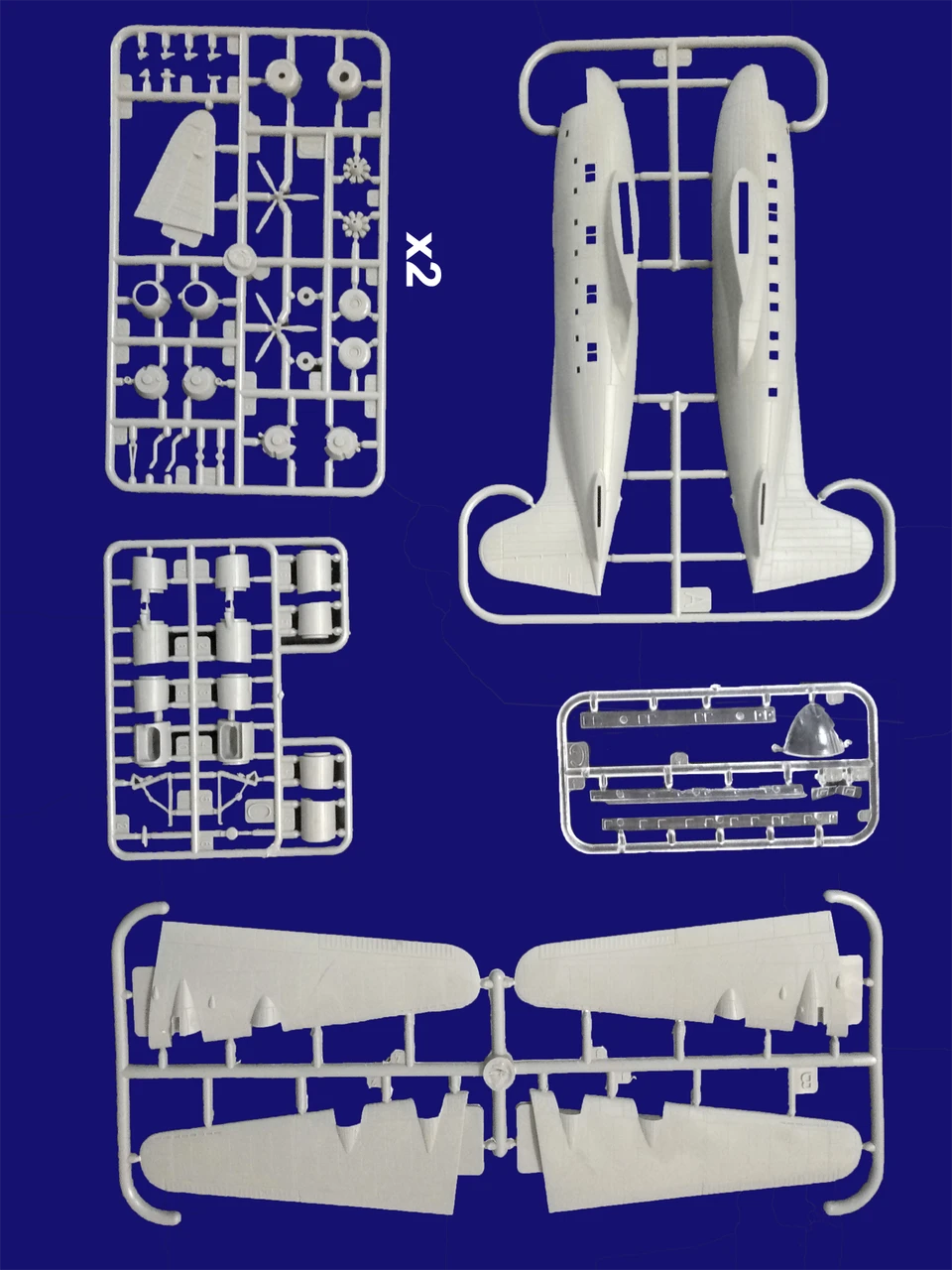 B307 Stratoliner TWA Passenger Airliner 1/144 Roden - Image 3