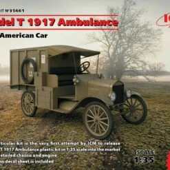 1917 Model T Ambulance WWI American Car 1/35 ICM Models