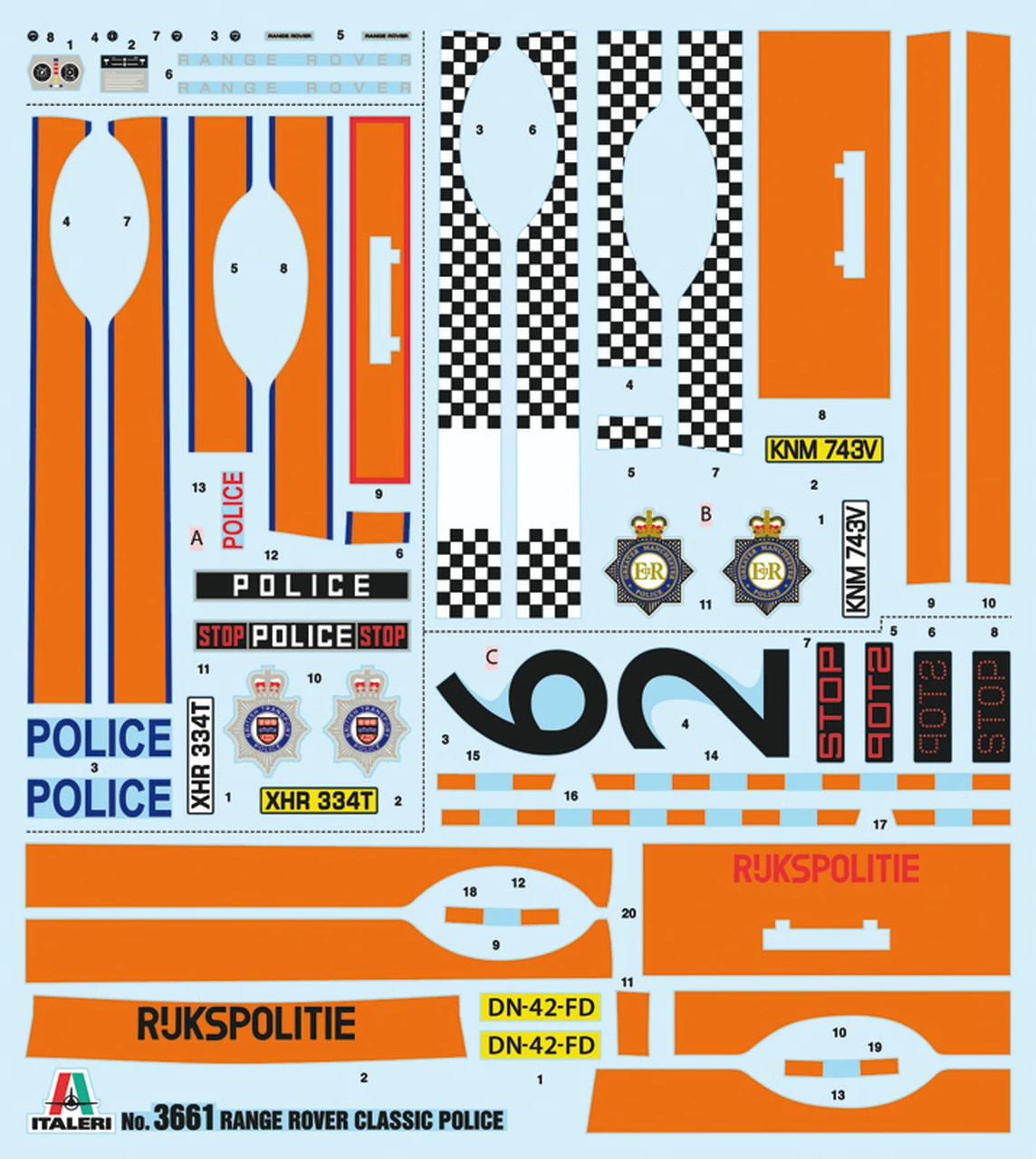 Police Range Rover 1/24 Italeri - Image 8