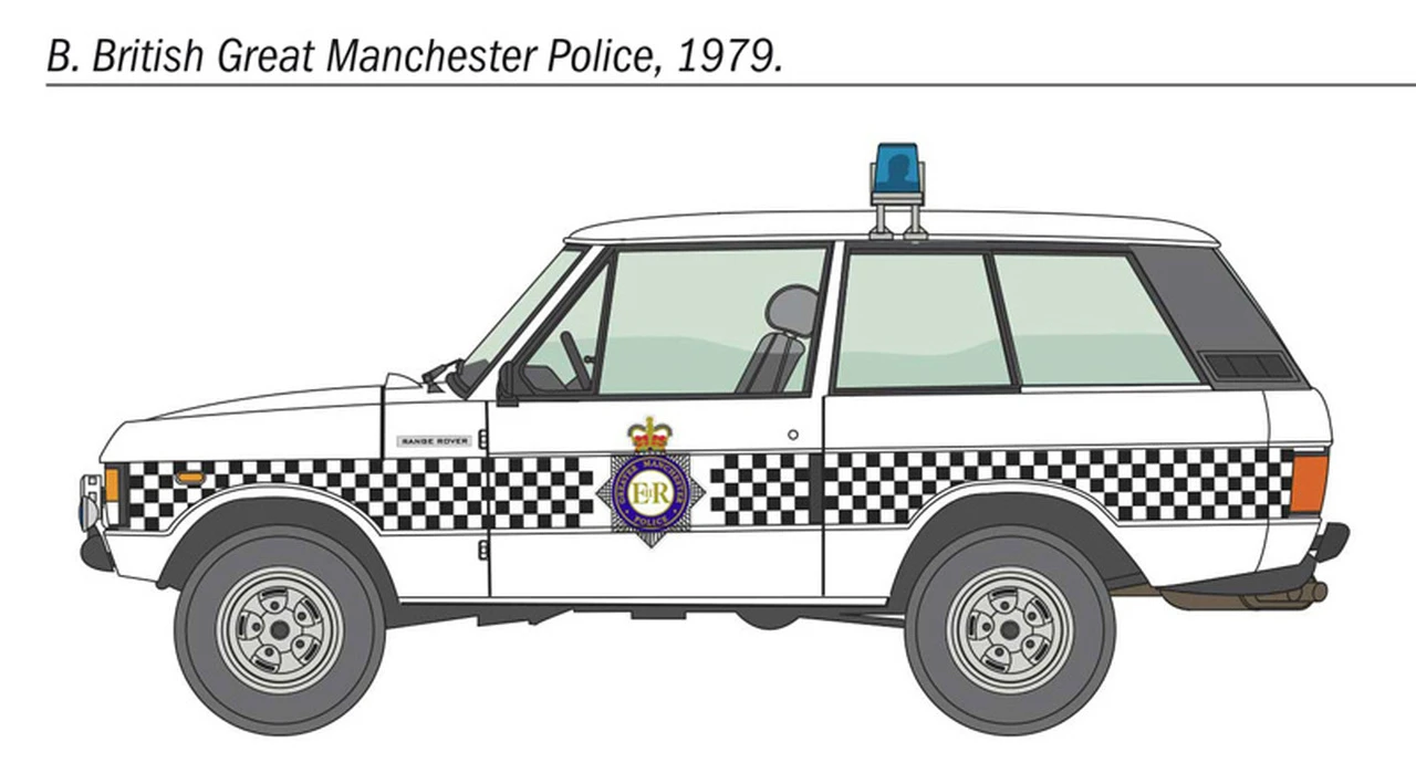 Police Range Rover 1/24 Italeri - Image 11
