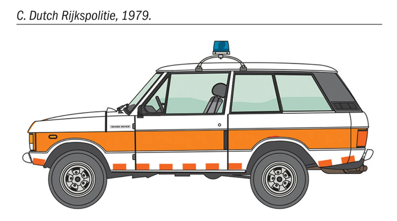 Police Range Rover 1/24 Italeri - Image 9