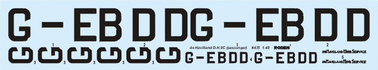 Airco (DeHavilland) D.H.9c Commercial Biplane 1/48 Roden - Image 3