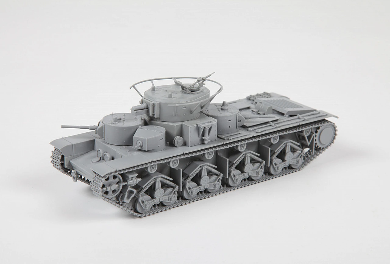Soviet T35 Heavy Tank (Snap) 1/72 Zvezda - Image 3