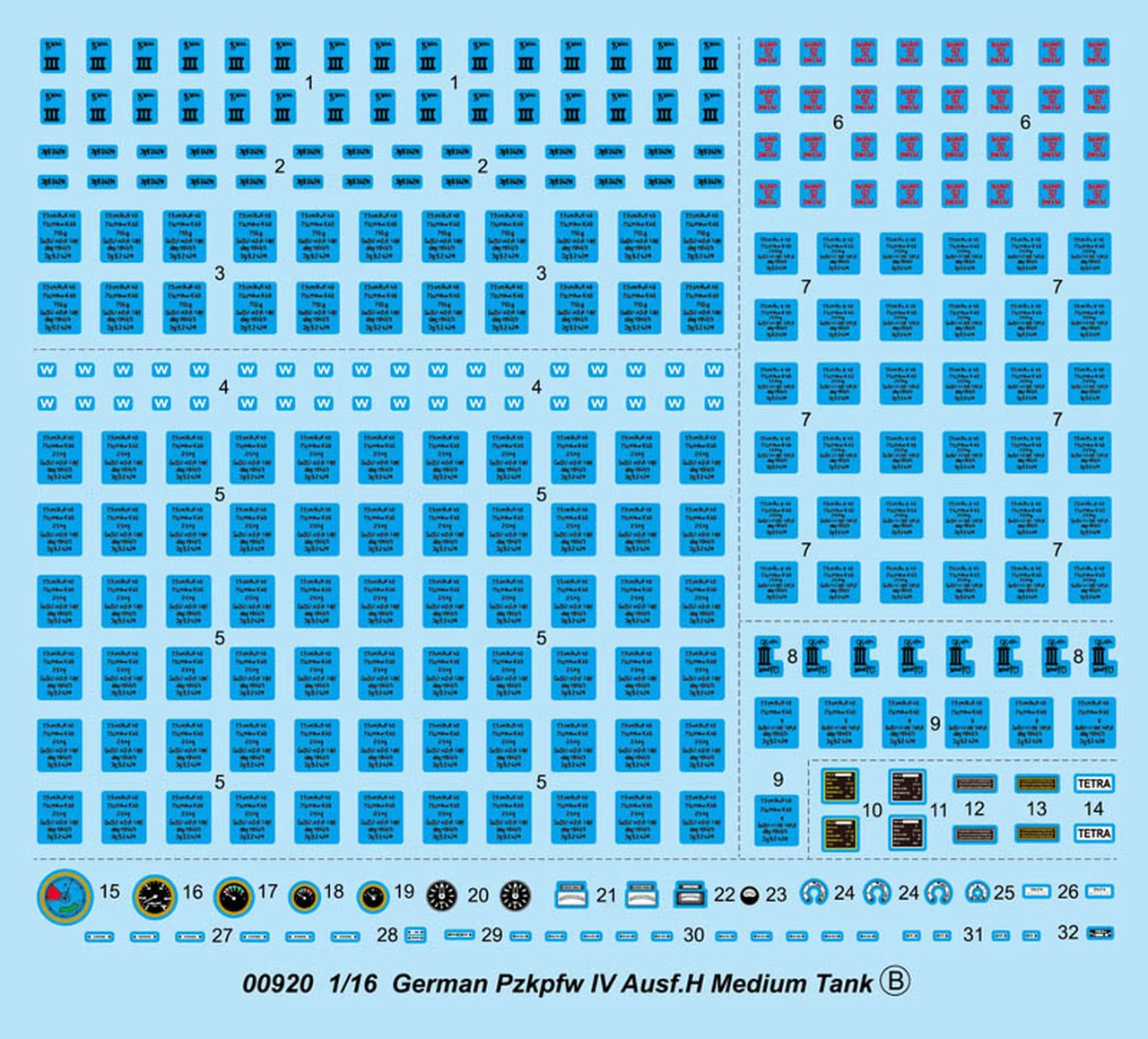 German Pz.Kpfw.IV Ausf.H Medium Tank 1/16 Trumpeter - Image 16