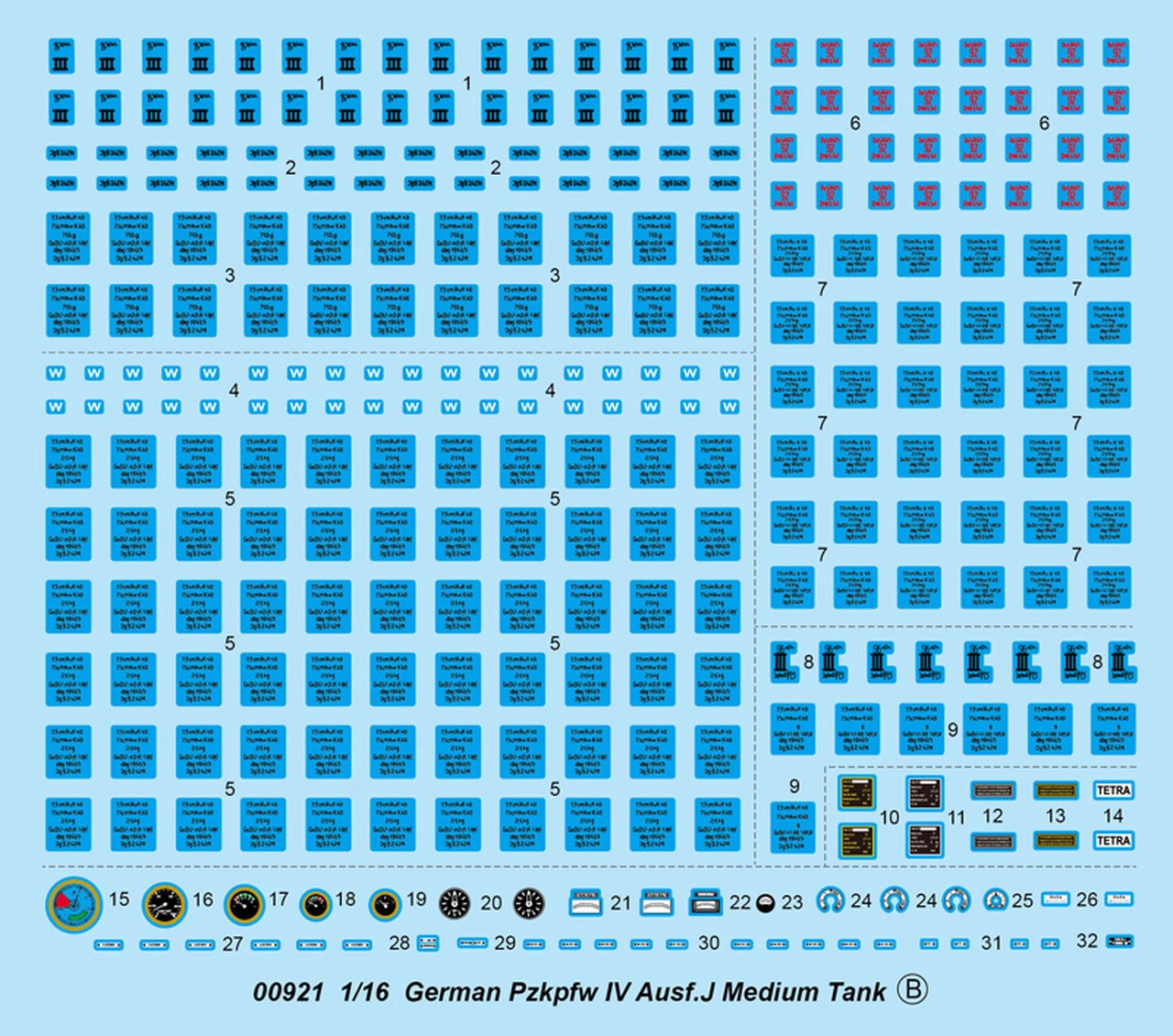German Pz.Kpfw.IV Ausf.J Medium Tank 1/16 Trumpeter - Image 5
