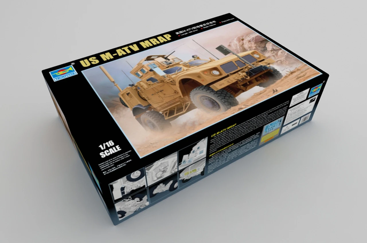 US M-ATV MRAP Vehicle 1/16 Trumpeter - Image 2