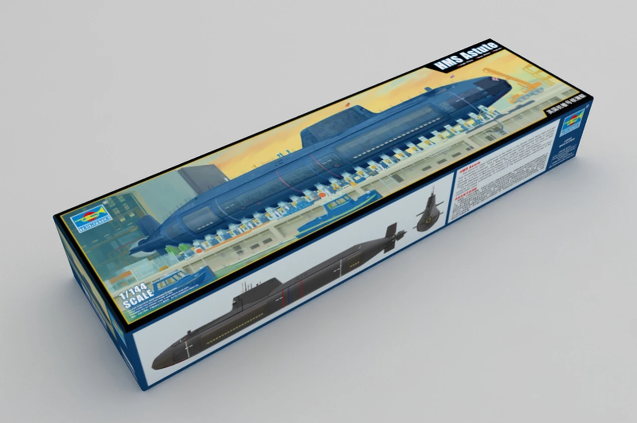 HMS Astute British Submarine 1/144 Trumpeter - Image 2