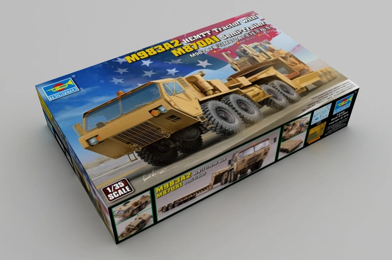 M983A2 HEMTT Tractor & M870A1 Semi-Trailer 1/35 Trumpeter - Image 2