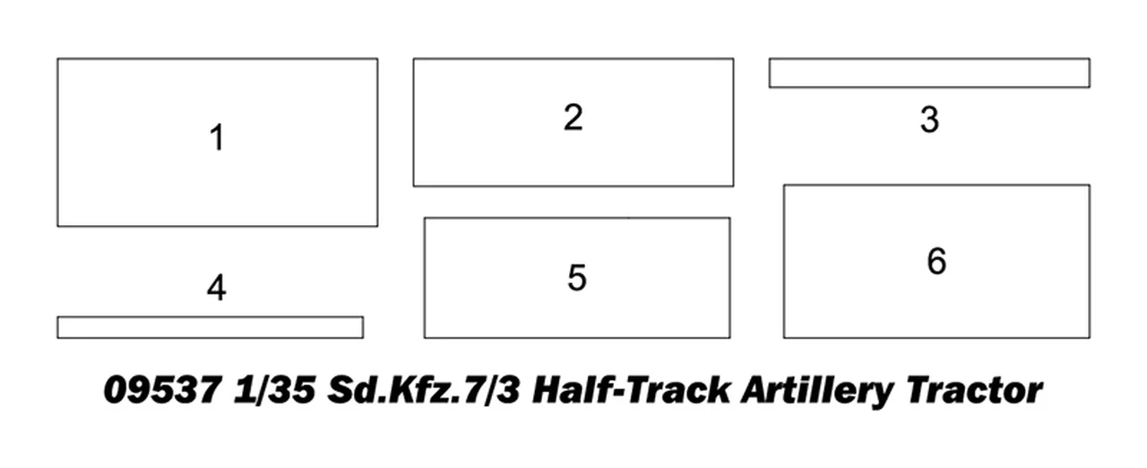 Sd.Kfz.7/3 Half-Track Artillery Tractor 1/35 Trumpeter - Image 5