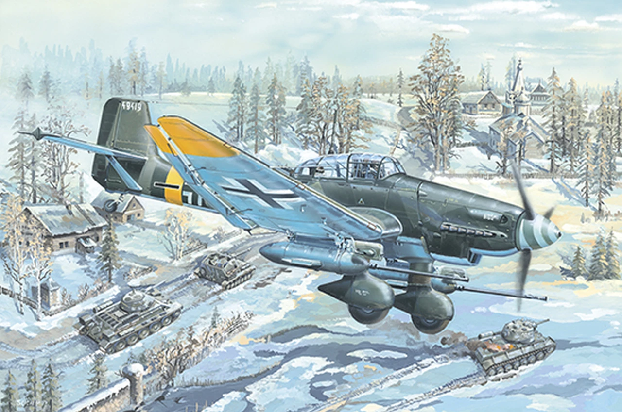 Junkers Ju 87G-2 Stuka 1/24 Trumpeter