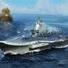 PLA Chinese Navy Type 002 Aircraft Carrier 1/700 Trumpeter