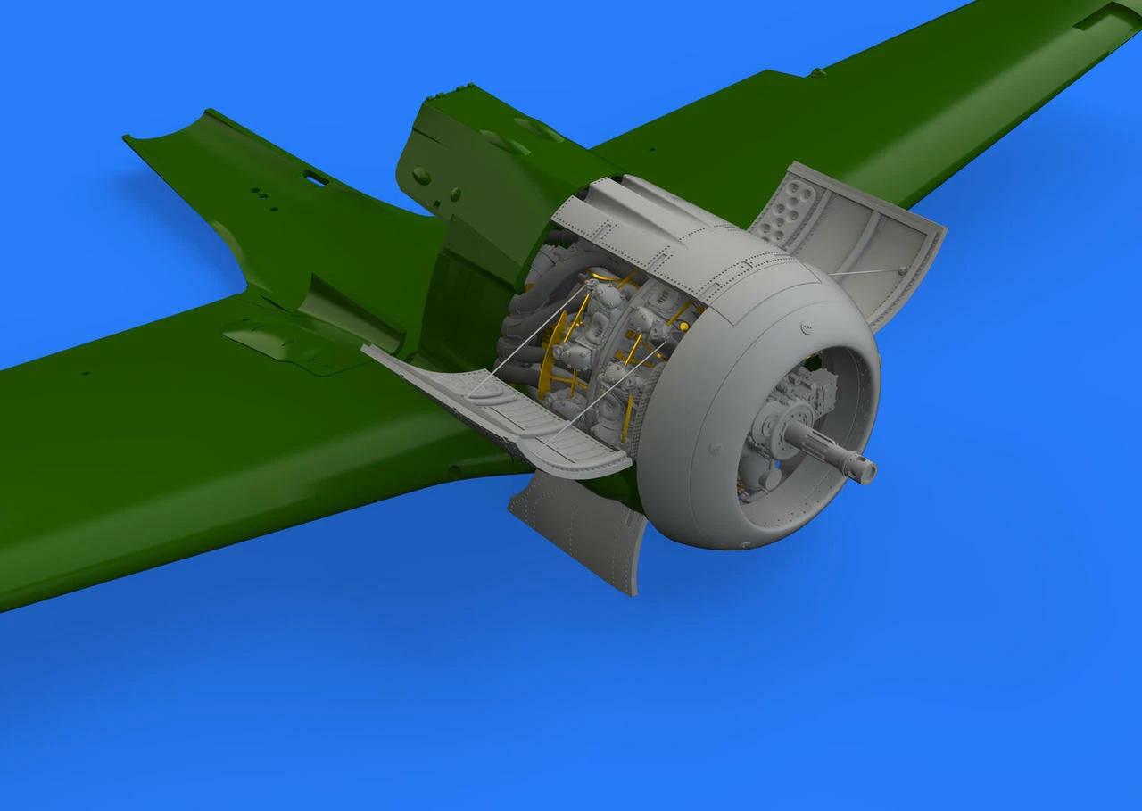 Fw 190A-3 Engine for EDU (Photo-Etch & Resin) 1/48 Eduard - Image 2