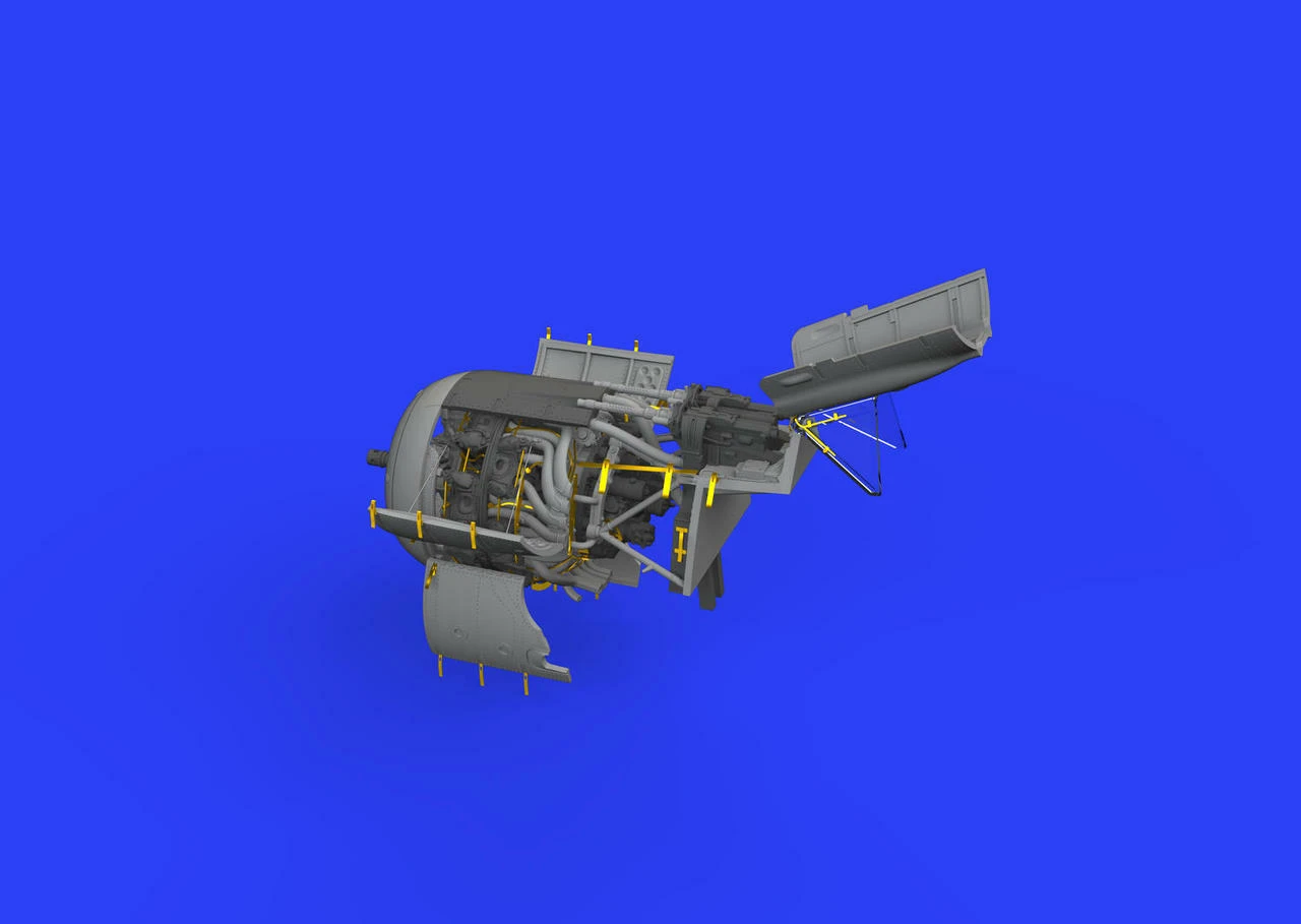 Fw 190A-8/R2 Engine & Fuselage Guns for EDU (Photo-Etch & Resin) 1/48 Eduard - Image 4