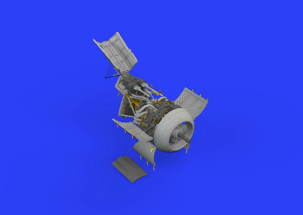 Fw 190A-8/R2 Engine & Fuselage Guns for EDU (Photo-Etch & Resin) 1/48 Eduard - Image 3