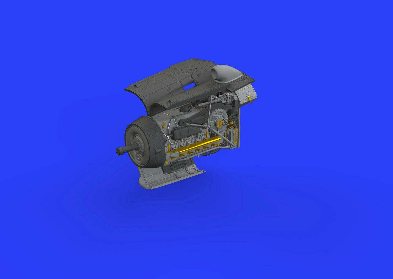 Bf 109G-10 Engine for EDU (Photo-Etch & Resin) 1/48 Eduard - Image 2