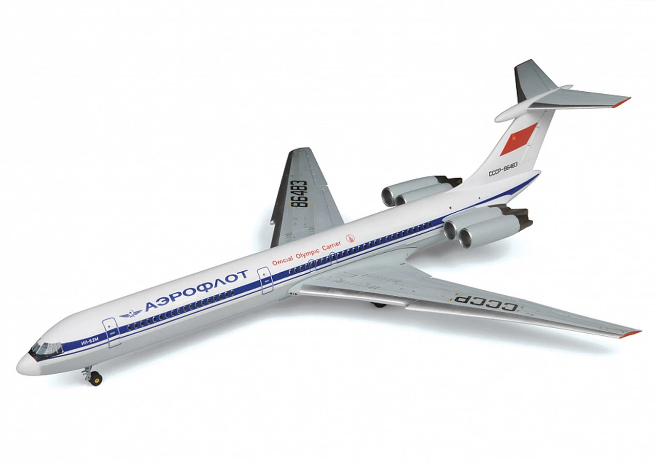 Il-62M Civilian Airliner 1/144 Zvezda - Image 5