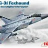 MiG-31 Foxhound Soviet Heavy Fighter Interceptor 1/72 ICM Models