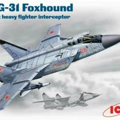 MiG-31 Foxhound Soviet Heavy Fighter Interceptor 1/72 ICM Models