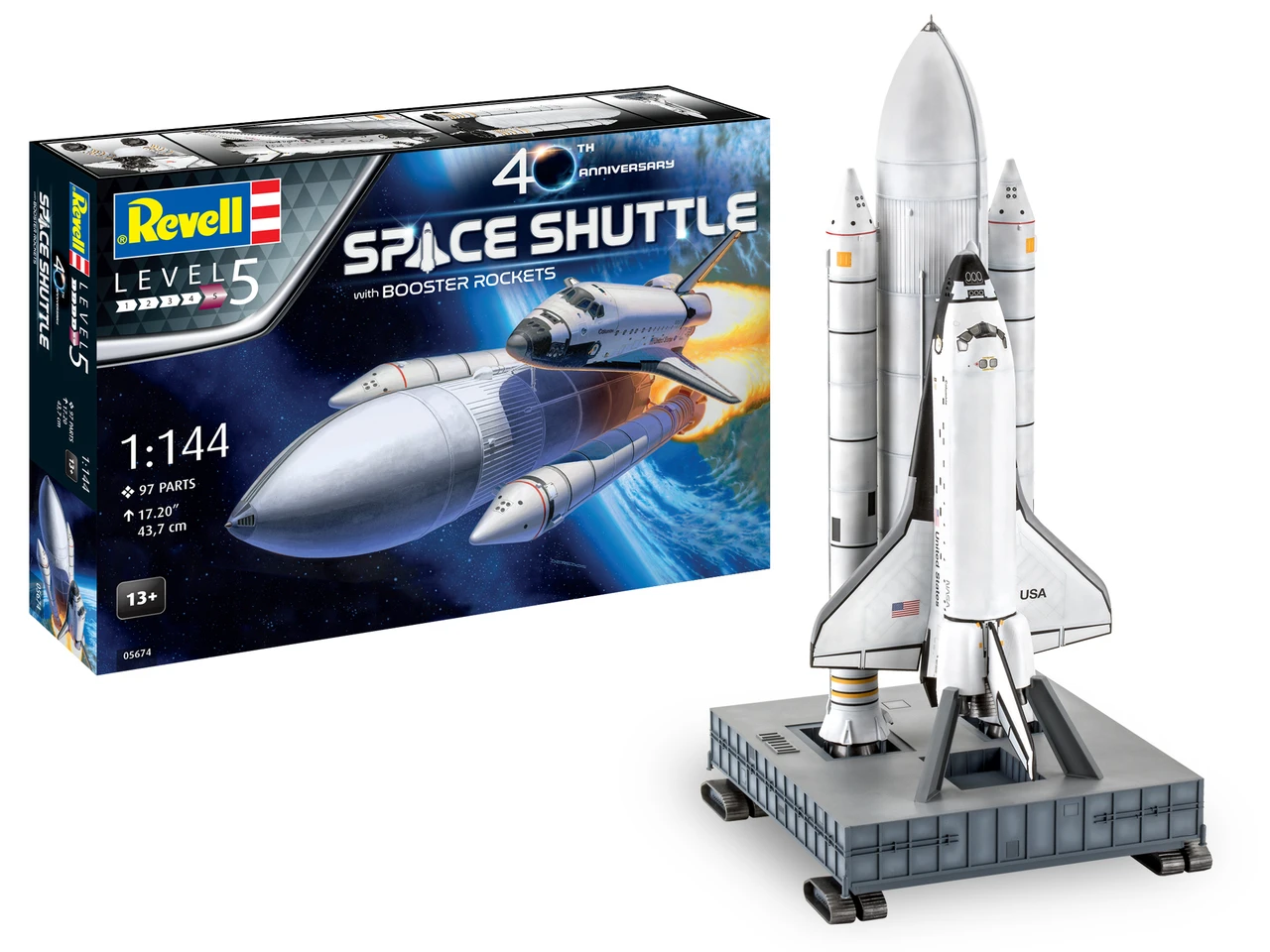 Space Shuttle & Booster Rockets 40th Anniversary 1/144 Revell Germany
