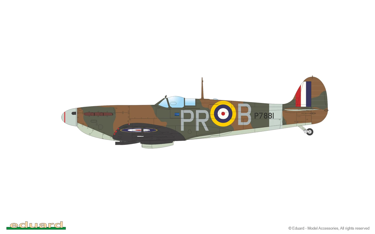 Spitfire Mk IIa British Fighter (Profi-Pack Plastic Kit) 1/48 Eduard - Image 3