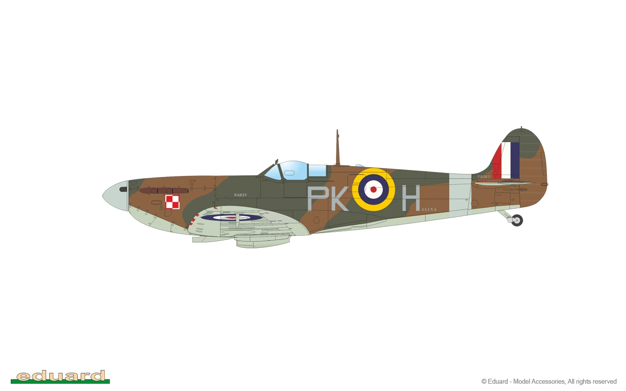 Spitfire Mk IIa British Fighter (Profi-Pack Plastic Kit) 1/48 Eduard - Image 4