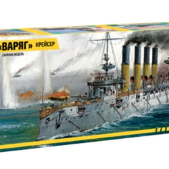 Varyag Russian 4 Stacker 1899 1/350 Zvezda