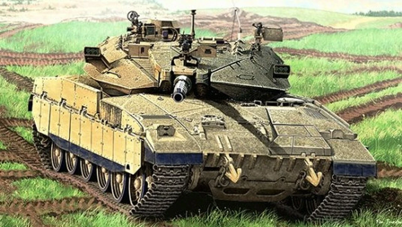 Merkava Mk.IID Tank 1/35 Academy