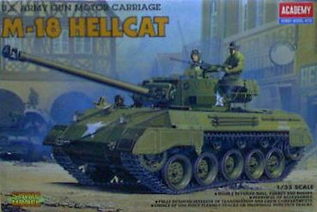 M-18 Hellcat US Army Gun Motor Carriage 1/35 Academy
