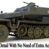 SdKfz 251/1 Ausf C Halftrack 1/35 AFV Club