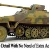 SdKfz 251/1 1/22 Ausf D Pakwagen Self-Propelled Howitzer 1/35 AFV Club