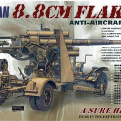 German 8.8cm Flak 18 Anti-Aircraft Gun 1/35 AFV Club