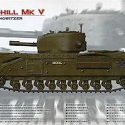 Churchill Mk V British Infantry Tank w/95mm/L23 Howitzer Gun 1/35 AFV Club