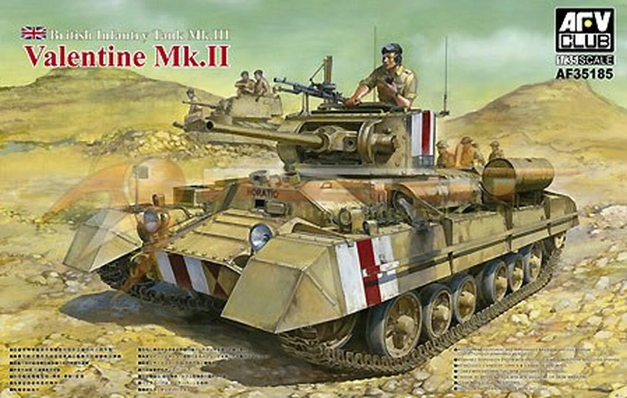 British Mk III Valentine Mk II Infantry Tank 1/35 AFV Club