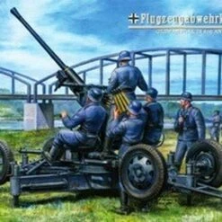 WWII German Flak 28 4cm Anti-Aircraft Gun 1/35 AFV Club