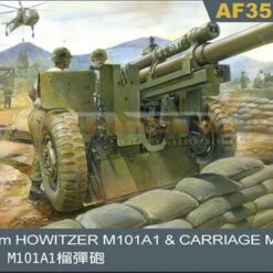 105mm Howitzer M101A1 Gun w/M2A2 Carriage 1/35 AFV Club