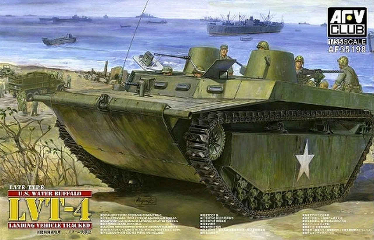 US LVT-4 Water Buffalo Late Version Amphibious Vehicle 1/35 AFV Club
