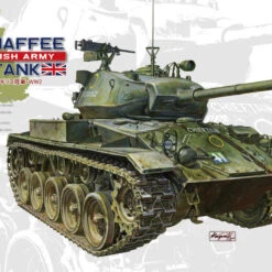 WWII M24 Chaffee British Army Tank 1/35 AFV Club